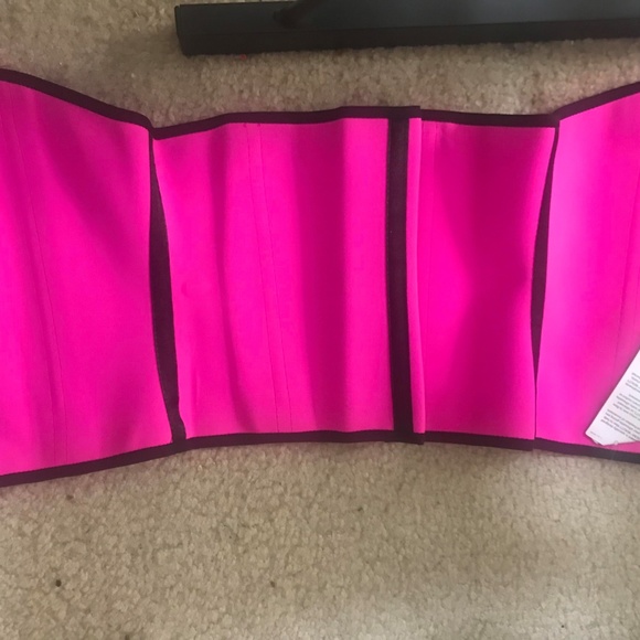 Ann Chery Latex Pink Waist Trainer Cincher - Picture 2 of 7